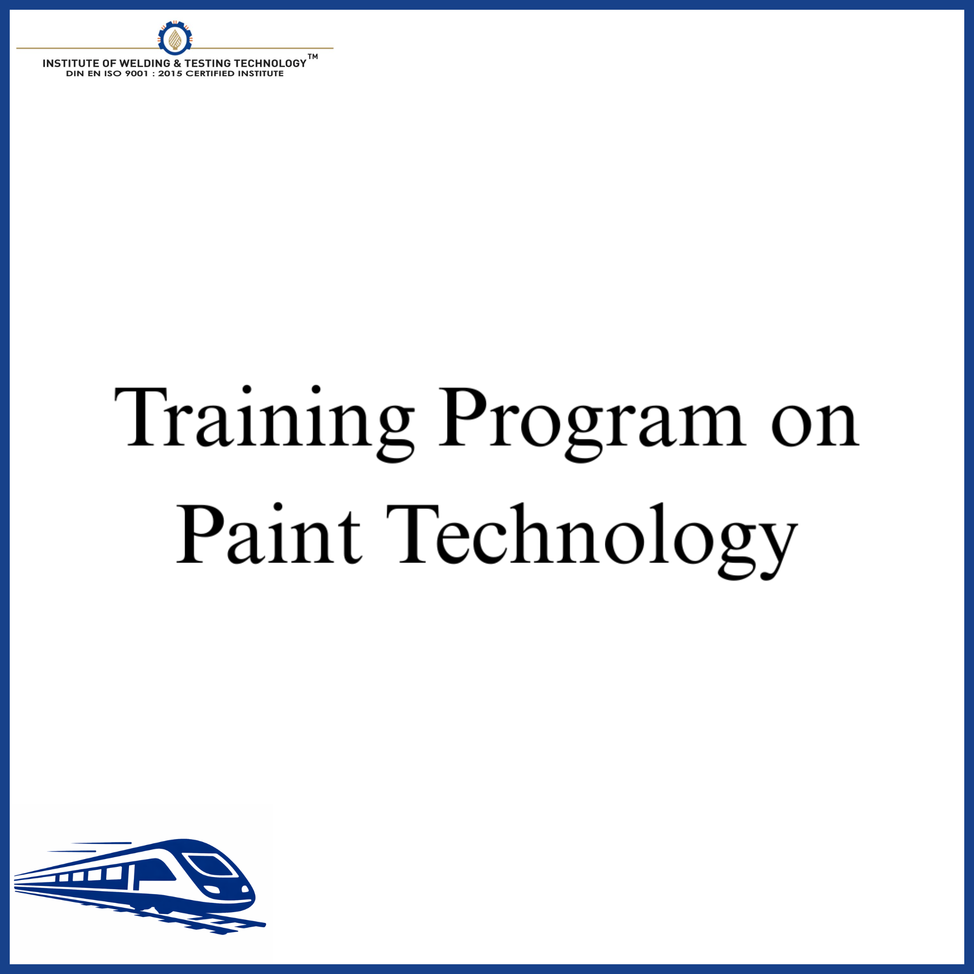 Training Program on Paint Technology